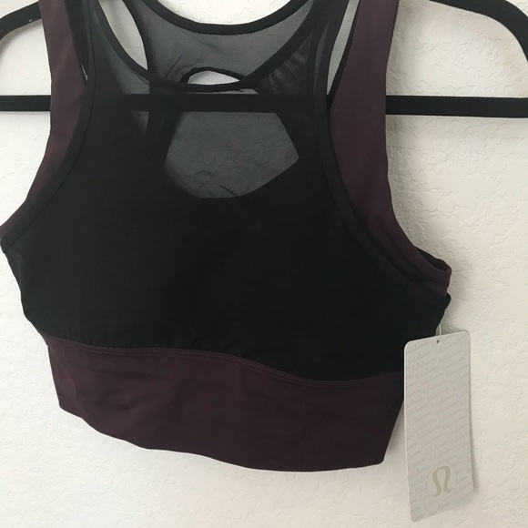 NWT DARK ADOBE LULULEMON DOUBLE TAP BRA II - - 10 - Picture 3 of 8